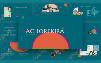 Branding Guildline Achorekira Powerpoint-Vorlage