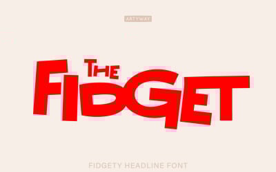 Fidgety Fun Comic Book Font